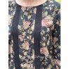 blouse ANETH Black floral cotton Les Ours - 18