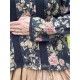 blouse ANETH Black floral cotton Les Ours - 19