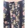 blouse ANETH Black floral cotton Les Ours - 20