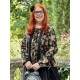 blouse ANETH Black floral cotton Les Ours - 12