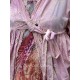 robe cache-cœur Reine in Allium Magnolia Pearl - 30