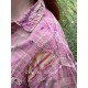 chemise Boyfriend in Cecile Check Magnolia Pearl - 28