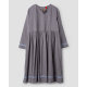 dress 55825 SABINA Dim grey linen Ewa i Walla - 18