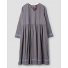 dress 55825 SABINA Dim grey linen Ewa i Walla - 18