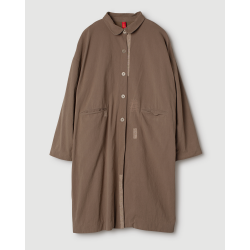 coat 66741 BENTE Grey cotton twill Ewa i Walla - 1