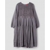 dress 55824 SANNY Dim grey linen Ewa i Walla - 1