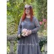 dress 55828 MELODY Dim grey flower tulle Ewa i Walla - 4