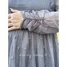 dress 55828 MELODY Dim grey flower tulle Ewa i Walla - 16