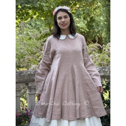 tunic 44931 ODINA Dust pink linen