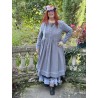 dress 55825 SABINA Dim grey linen Ewa i Walla - 1