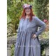 dress 55825 SABINA Dim grey linen Ewa i Walla - 4