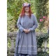 dress 55825 SABINA Dim grey linen Ewa i Walla - 2