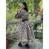 dress 55808 EDINA Walnut with large dots cotton Ewa i Walla - 15