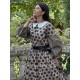 dress 55808 EDINA Walnut with large dots cotton Ewa i Walla - 12