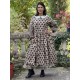 dress 55808 EDINA Walnut with large dots cotton Ewa i Walla - 17