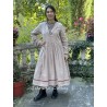 dress 55825 SABINA Dust pink linen Ewa i Walla - 1