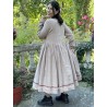 dress 55825 SABINA Dust pink linen Ewa i Walla - 4