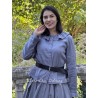 blouse 44928 GUNELL Dim grey linen Ewa i Walla - 16