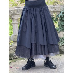 jupe 22203 SUSS coton Noir Ewa i Walla - 1