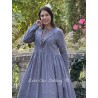 dress 55825 SABINA Dim grey linen Ewa i Walla - 11