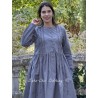 dress 55821 ARLINDA Dim grey cotton Ewa i Walla - 1