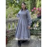 dress 55824 SANNY Dim grey linen Ewa i Walla - 1