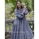 dress 55824 SANNY Dim grey linen Ewa i Walla - 1