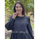 dress 55824 SANNY Black linen Ewa i Walla - 12