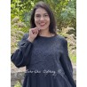 dress 55824 SANNY Black linen Ewa i Walla - 12