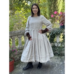 dress 55824 SANNY Walnut linen