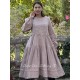 dress 55824 SANNY Dust pink linen Ewa i Walla - 1