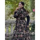 dress STAPELIA Black floral cotton Les Ours - 14