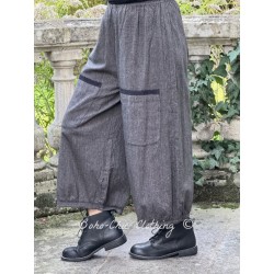 pantalon GUS lin Noir