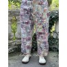 pantalon Miner in Madras Rainbow Magnolia Pearl - 8