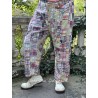 pantalon Miner in Madras Rainbow Magnolia Pearl - 9