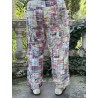 pantalon Miner in Madras Rainbow Magnolia Pearl - 10