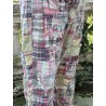 pantalon Miner in Madras Rainbow Magnolia Pearl - 24