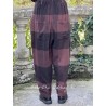 pantalon GASTON drap de laine Aubergine à grands carreaux Les Ours - 3