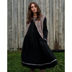 robe 55825 SABINA lin Noir Ewa i Walla - 1