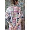 dress Tora in Madras Rainbow Magnolia Pearl - 17