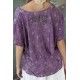 T-shirt Nectar Floral in Agate Magnolia Pearl - 17