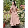dress STAPELIA Pink linen Les Ours - 6