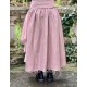 skirt GENTIANE Pink linen and organza Les Ours - 4