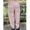 pants GASTON Pink velvet Les Ours - 3