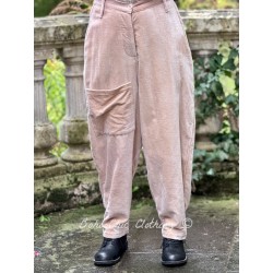 pants GASTON Pink velvet