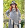 veste longue Helena Josephina in Moody Blues Magnolia Pearl - 4