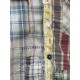 shirt Kelly Western in Madras Rainbow Magnolia Pearl - 25