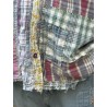 chemise Kelly Western in Madras Rainbow Magnolia Pearl - 27