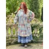 dress Tora in Madras Rainbow Magnolia Pearl - 9