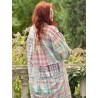 robe Tora in Madras Rainbow Magnolia Pearl - 13